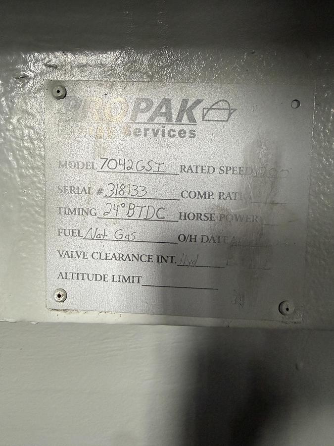 Used Compressors/VRUs/Generators