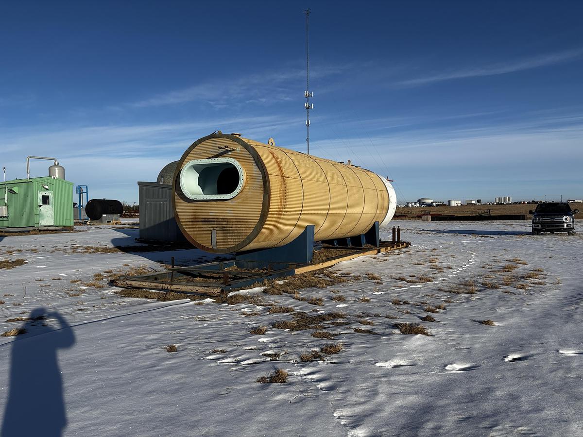 Used 8' x 30' Horizontal 75 PSI Sivalls Free Water Knock Out - 15710