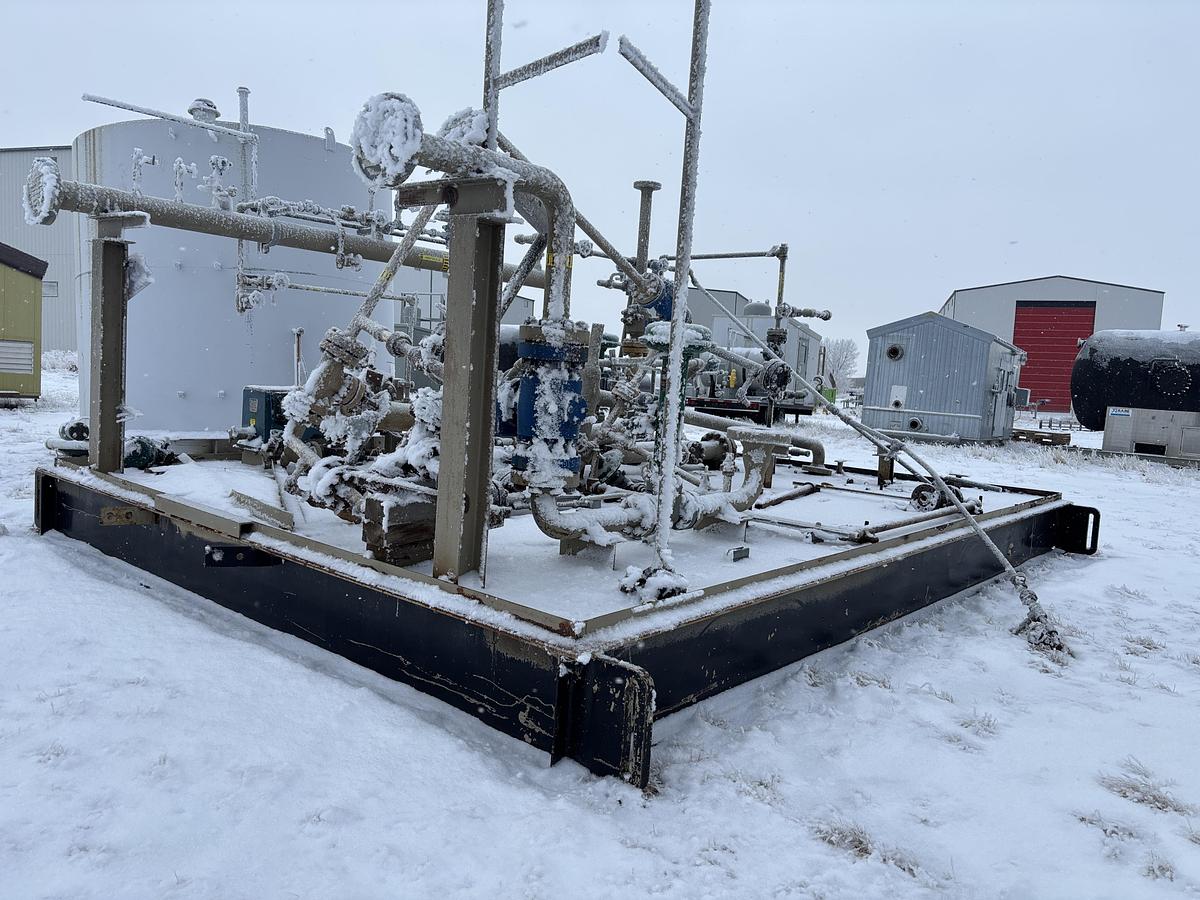 Refurbished 16' x 22'6" Heavy Duty Skid with Checker Plate - 15662