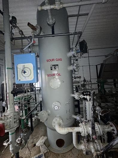 Used 48" 720 PSI Group Separator with 36" 720 PSI Test Separator and 8 Well Inlet Header