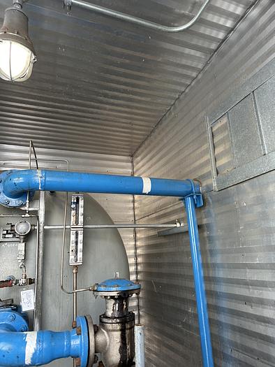 Used 8' x 25' Horizontal 75 PSI Rushton Free Water Knock Out
