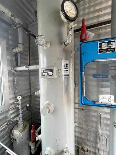 Used 16" 1440 PSI Vertical Separator Package w/Integral 100 Bbl Tank