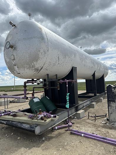 Used 12,000 Gallon 250 PSI LPG Storage Bullet