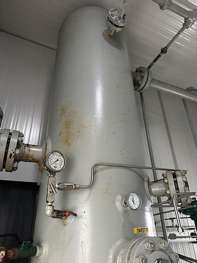 Used 30" 1440 PSI Vertical Sour Separator Package w/Integral 400 BBL Tank