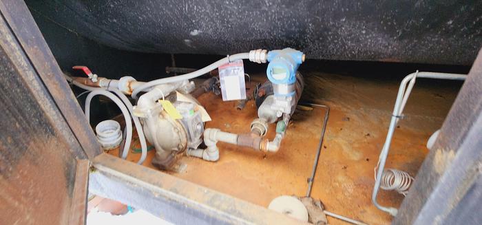 Used 100 BBL Double Wall 14.9 PSI 84" x 15' Flare KO