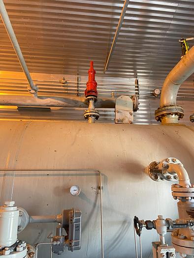 Used 60" x 24' 720 PSI Sour Horizontal 3 Phase Separator Package