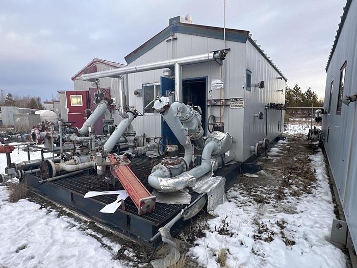 Used 48" 720 PSI Group Separator with 36" 720 PSI Test Separator and 8 Well Inlet Header