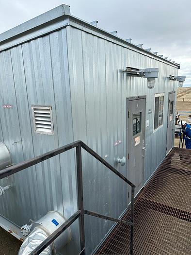 Used 60" x 10' 720 PSI Horizontal Rushton 3 Phase Separator Package