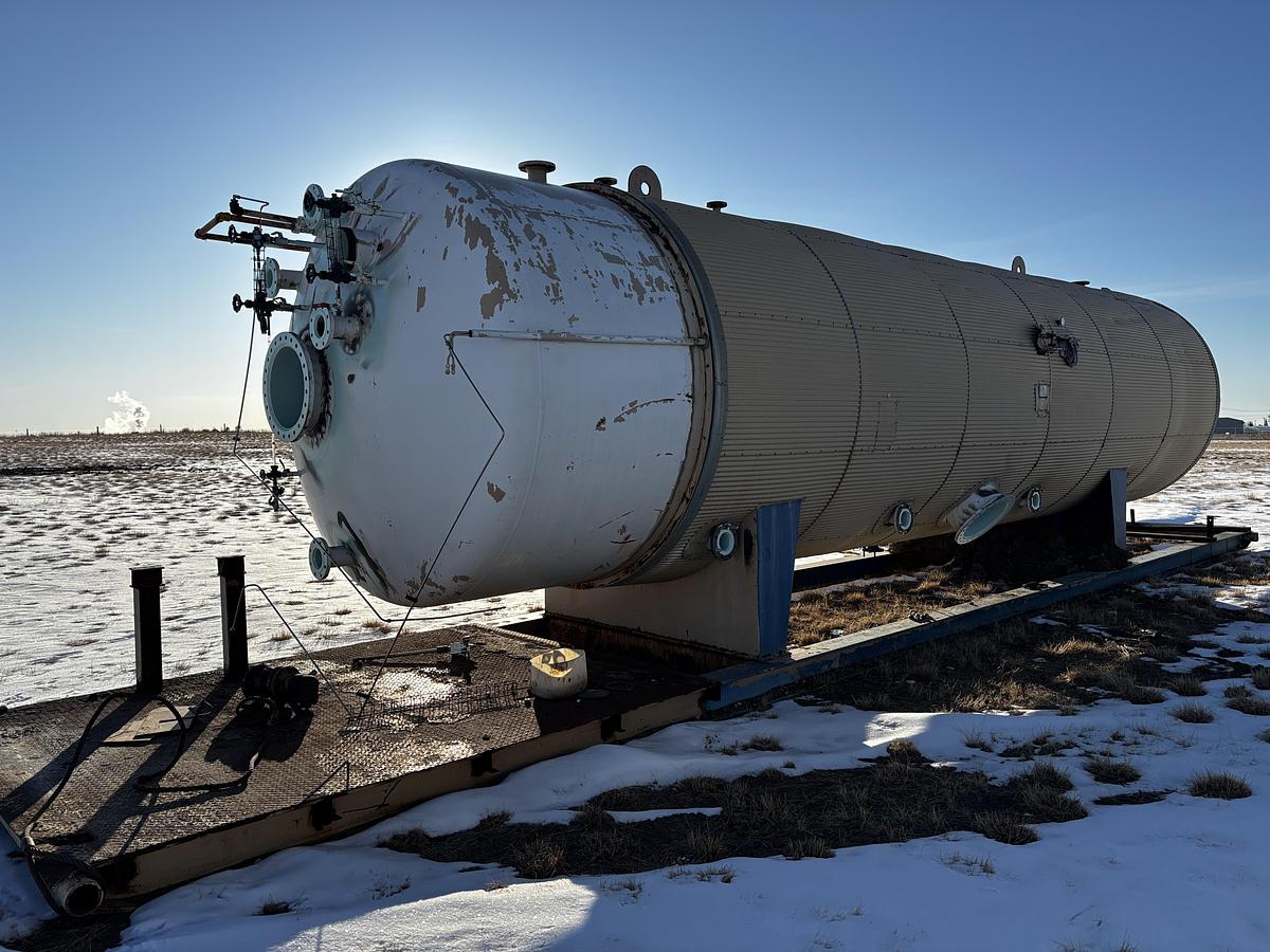 Used 8' x 30' Horizontal 75 PSI Sivalls Free Water Knock Out - 15710