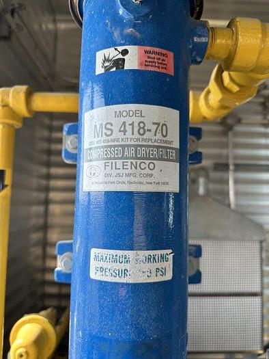 Used 36" x 10' 1480psi Sour Vertical Separator