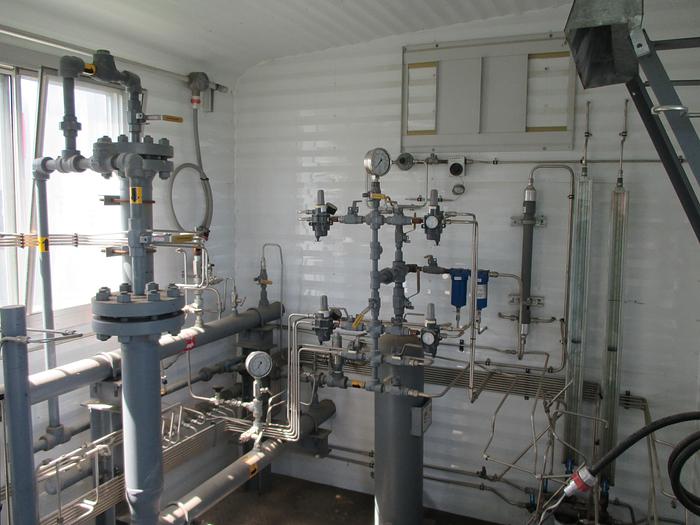 Used Dual 3" 600# ANSI SImplex Meter Skid