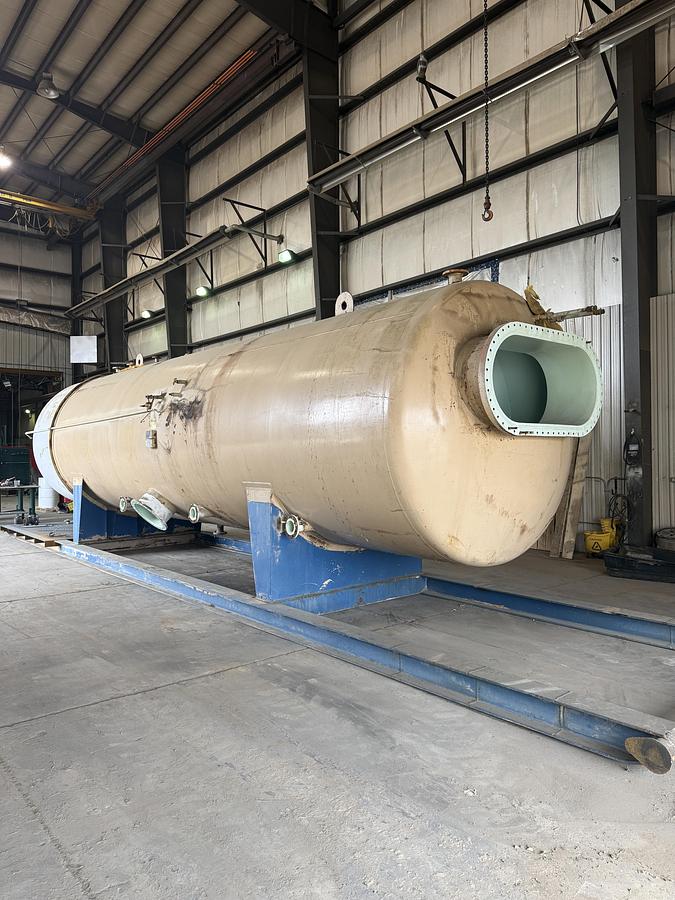 Used 8' x 30' Horizontal 75 PSI Sivalls Free Water Knock Out - 15710