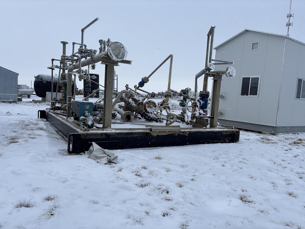 Refurbished 16' x 22'6" Heavy Duty Skid with Checker Plate - 15662