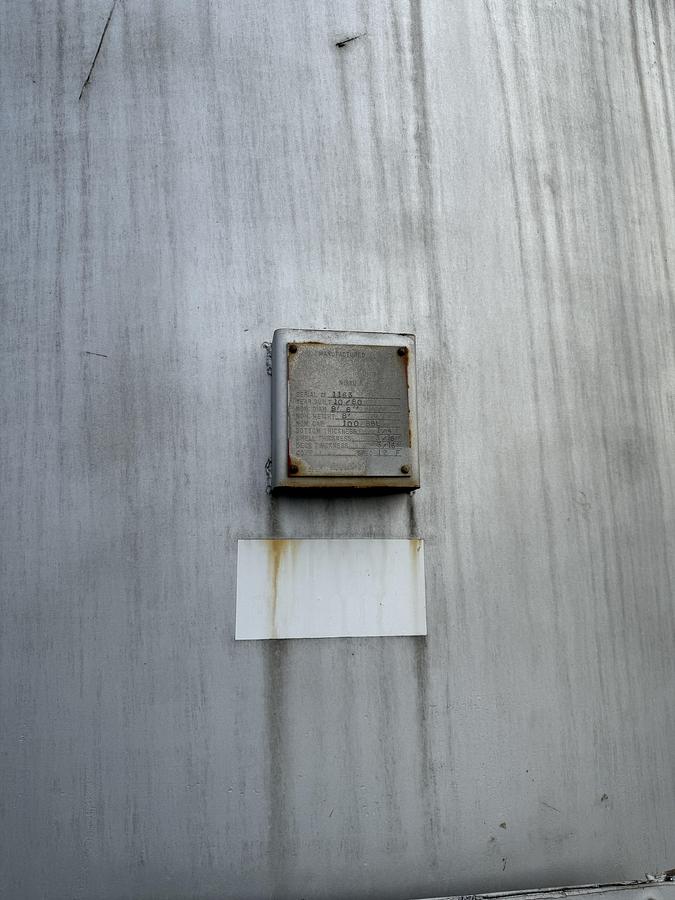 Used 100 BBL Pop Tank