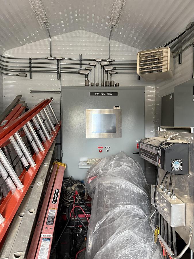 Used 10" W x 24' Long MCC Building with Storage/Office Space