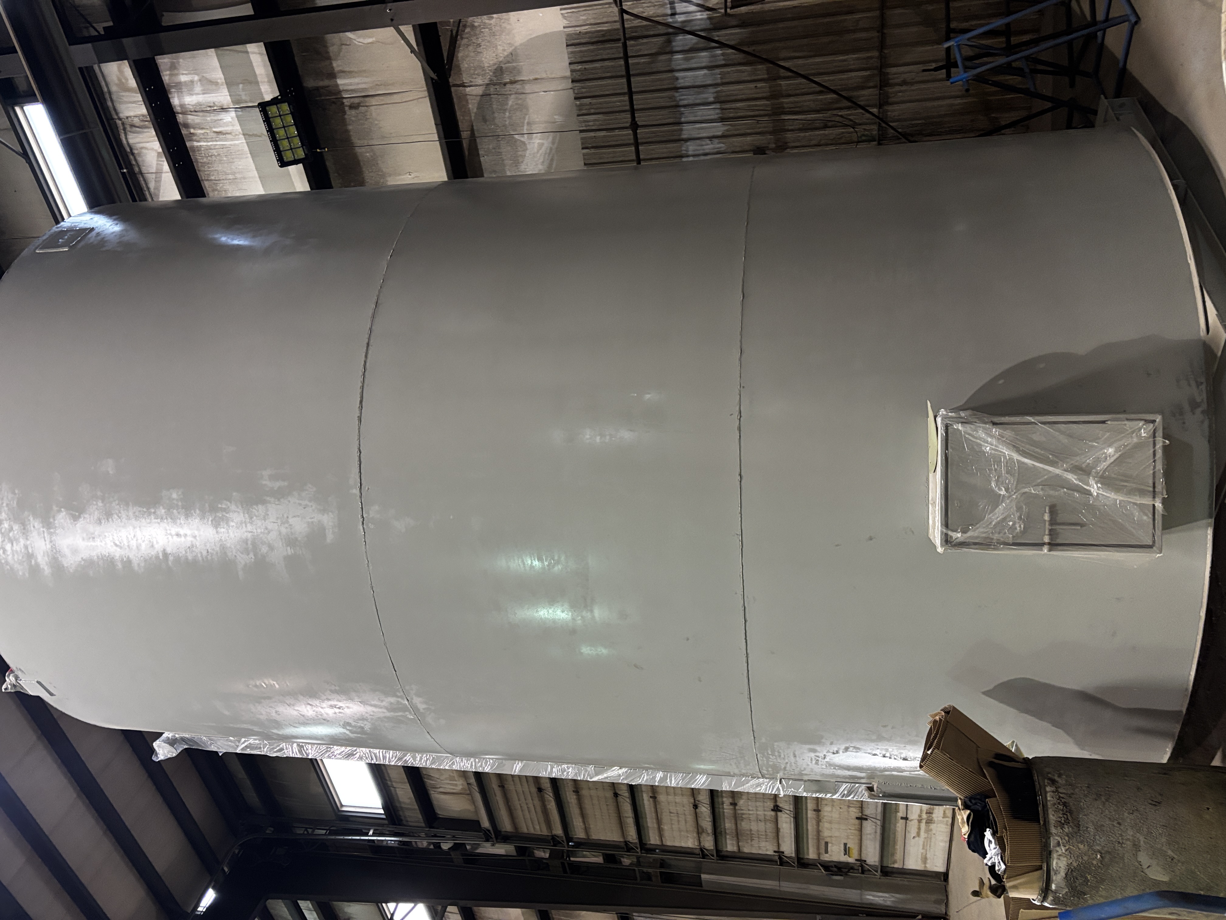 Refurbished 400 BBL Double Wall External Heat Box, Insulated, Internally Coated Tank - 15523