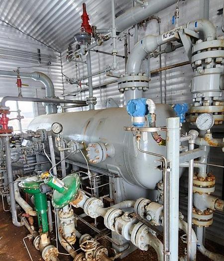 Used 36" x 10' 1440 PSI Horizontal Sour Separator Package