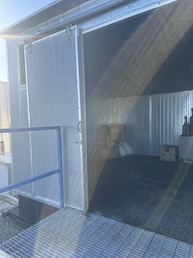 Used Barrel Dock Containment Building