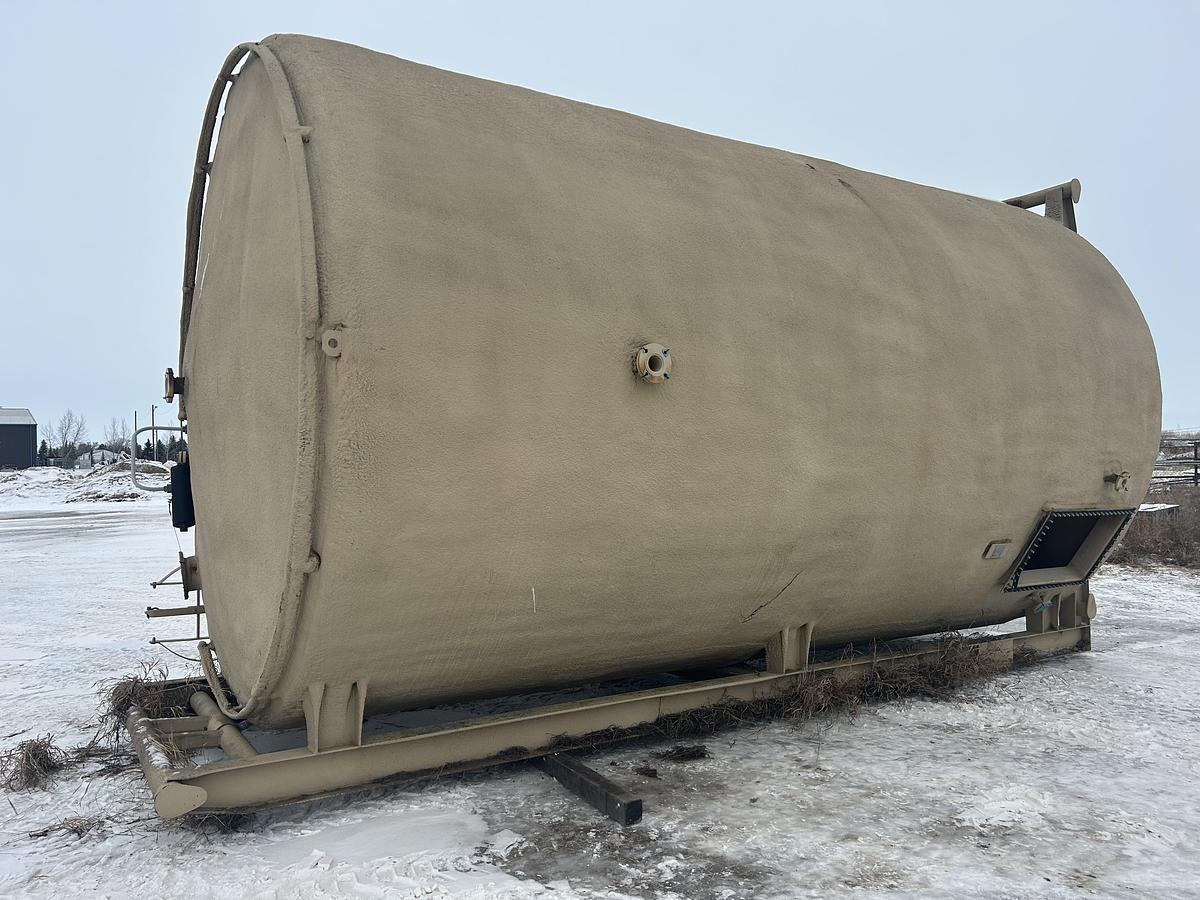 Refurbished 400 BBL Insulated -L-Skidded Tank