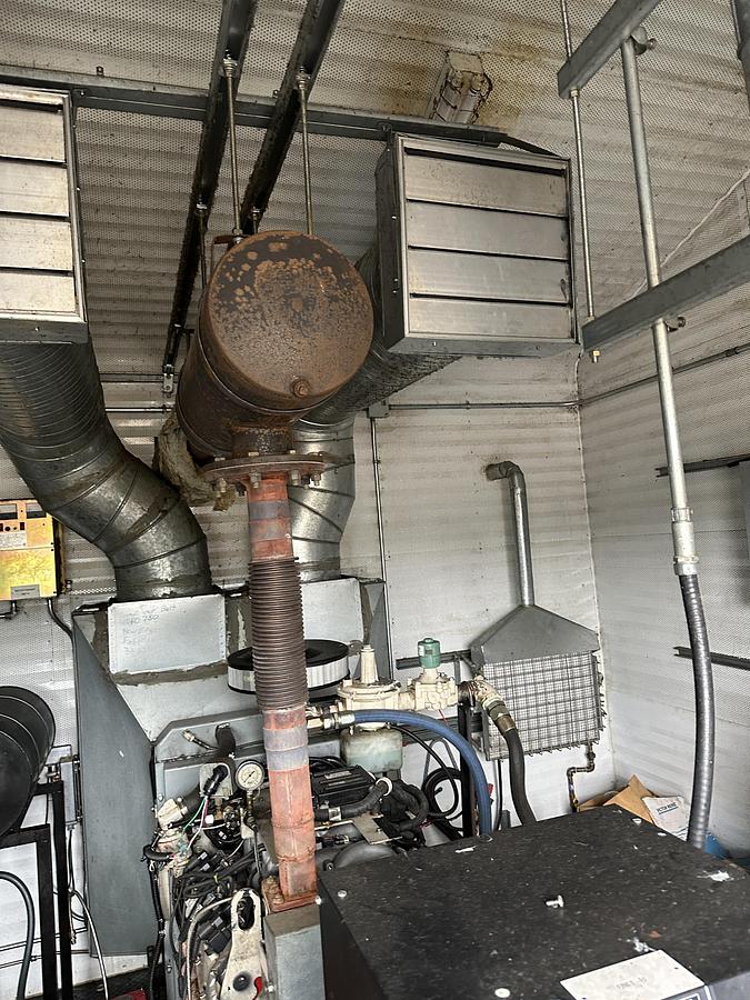 Used Dual 130 KW Katolight Generators with GM 8.1 L Natural Gas Engines