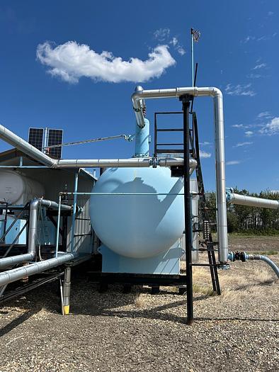 Used 8' X 26' Chadco Vessel/Separator/lineheater/Sand Separator Combo