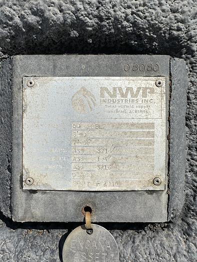 Used 50 BBL Internally Coated EnviroVault Heated Insulated Tank