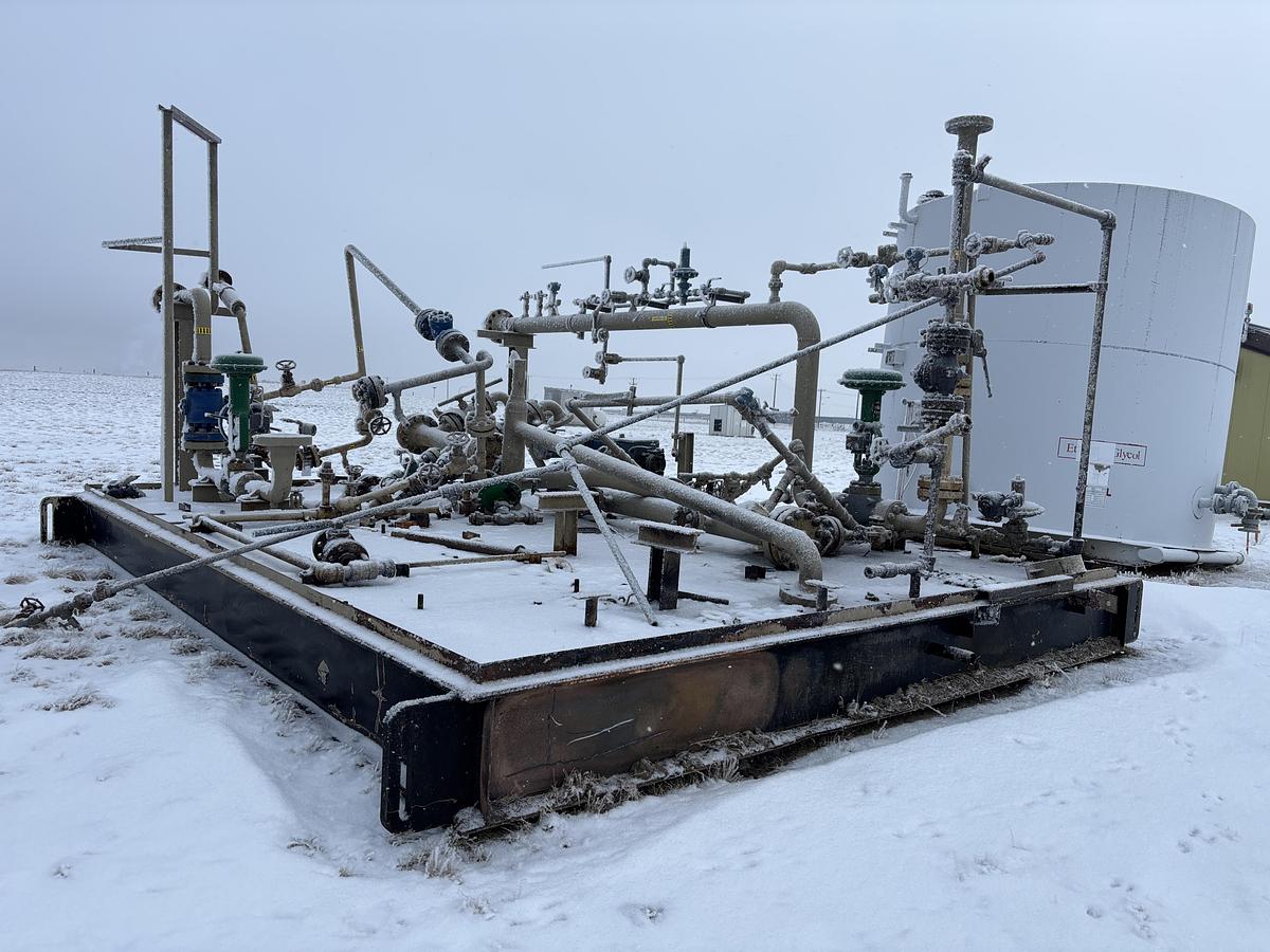 Refurbished 16' x 22'6" Heavy Duty Skid with Checker Plate - 15662