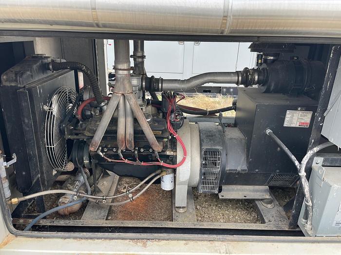 Used 60 KW Field Run Stamford Newage Dual Fuel Genset w/GM 5.7L Driver