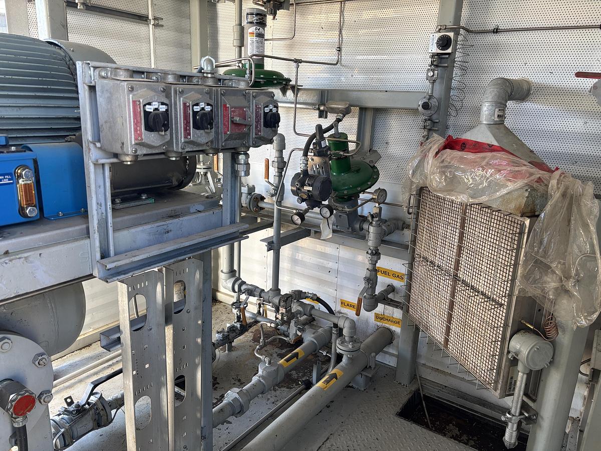 Used 50 HP Ro-Flo VRU Compressor - 16020