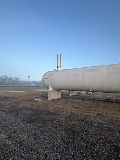 Used 90,000 Gallon 250 PSI Storage Bullet