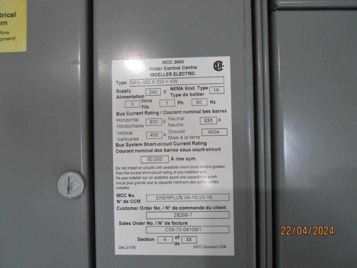 Used MCC / Office Building (12’W x 50’L)