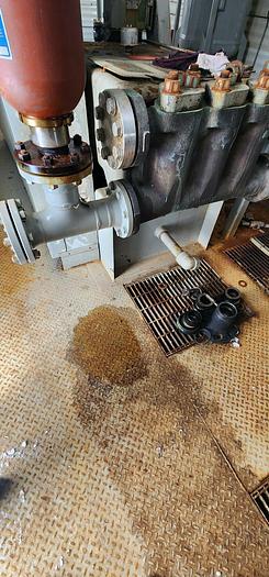 Used Water Injection Building c/w (2) Garner Denver 200 TDE 001 Triplex pumps