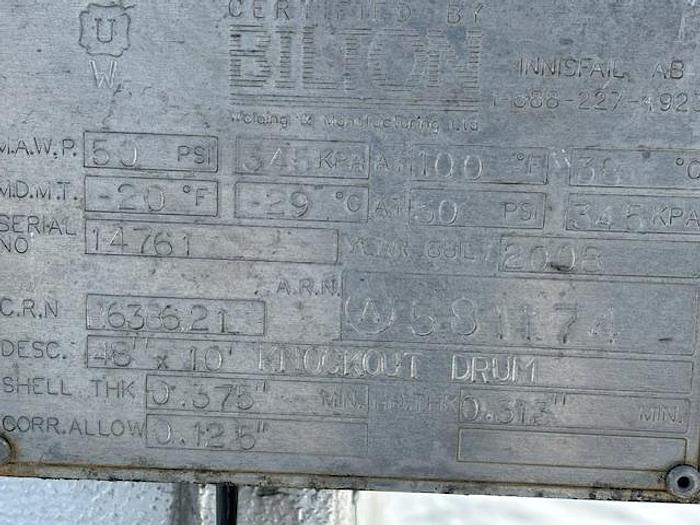 Used 25 BBL 50 PSI FKOD