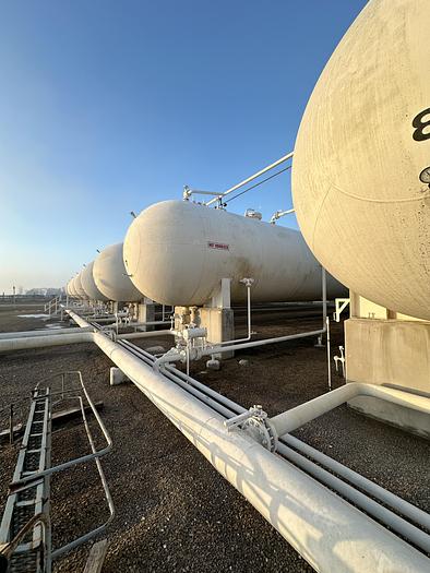 Used 90,000 Gallon 250 PSI Storage Bullet