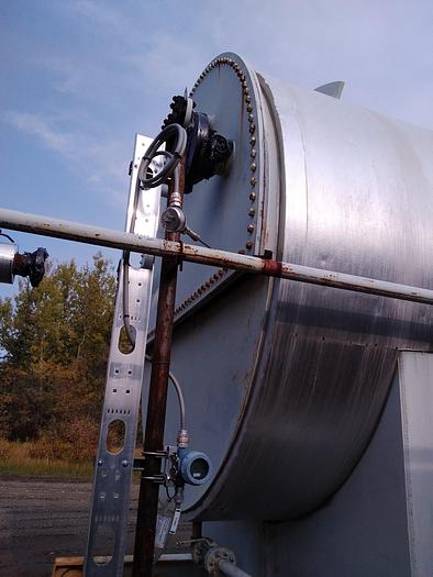 Used 8 MMBTU/Hr. 9' D x 36' L Insulated Shell Lineheater