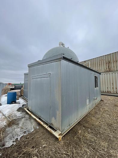 Used 16" 1440 PSI Vertical Separator Package w/Integral 100 Bbl Double Wall Fiberglass Tank