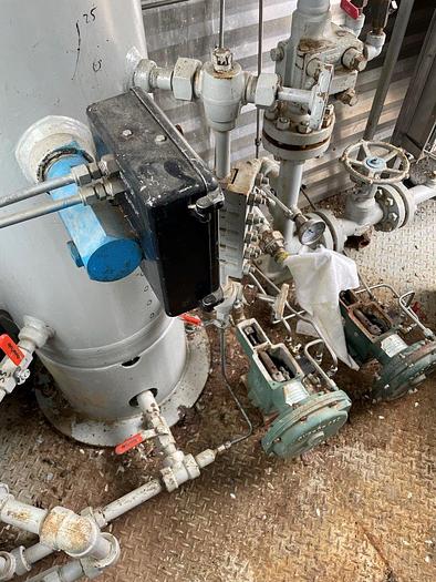 Used 16" 1440 PSI Vertical Separator Package w/Integral 100 Bbl Tank