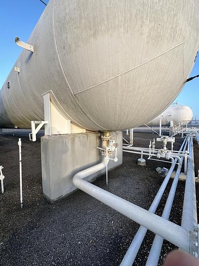 Used 90,000 Gallon 250 PSI Storage Bullet