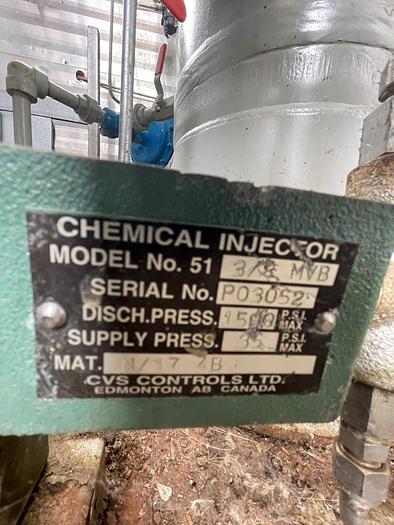 Used 16" 1440 PSI Vertical Separator Package w/Integral 100 Bbl Tank