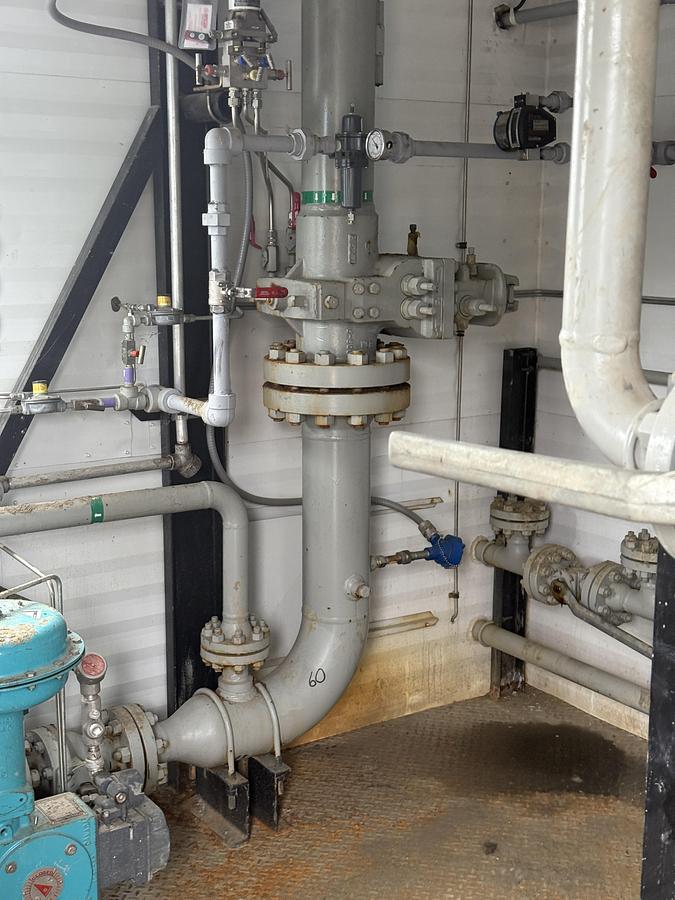 Used 60" x 20' 530 PSI Sour Horizontal Separator Package