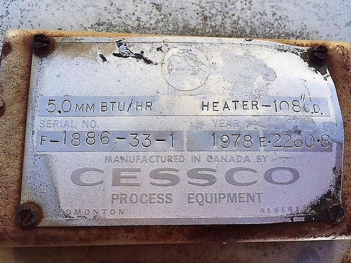 Used 5 MMBTU/Hr Lineheater