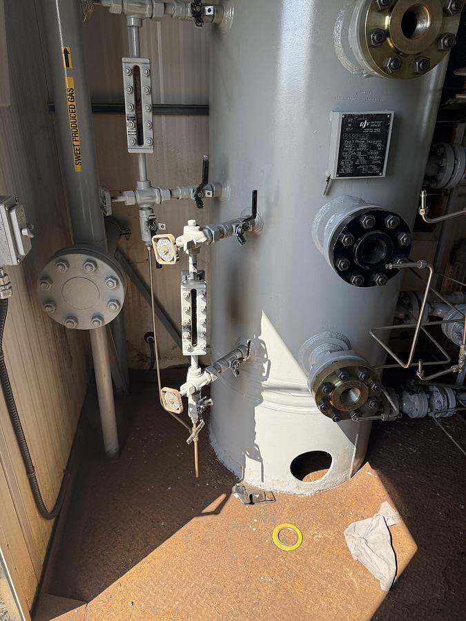 Refurbished 30" 1440 PSI Vertical Sour Separator Package