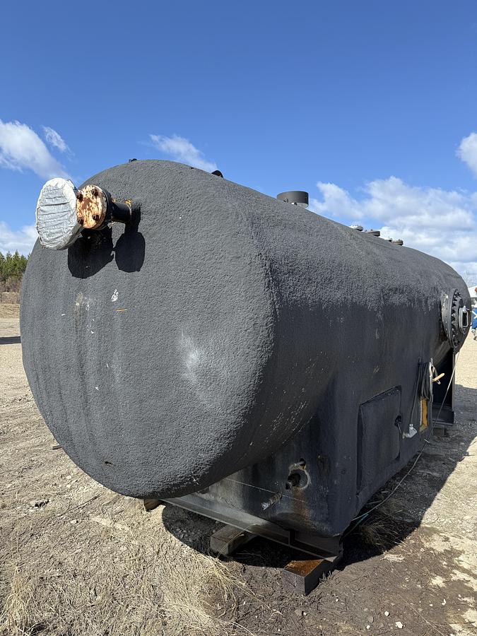 Used 100 BBL Double Wall 14.9 PSI 84" x 15' Insulated Heated Flare KO