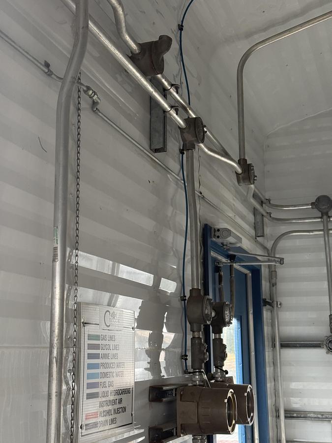 Used 60" x 20' 530 PSI Sour Horizontal Separator Package