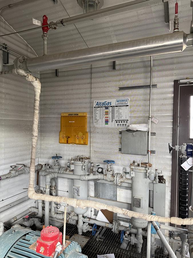 Used 75 HP Electric Driven Frick XJF-151M VRU Screw Compressor