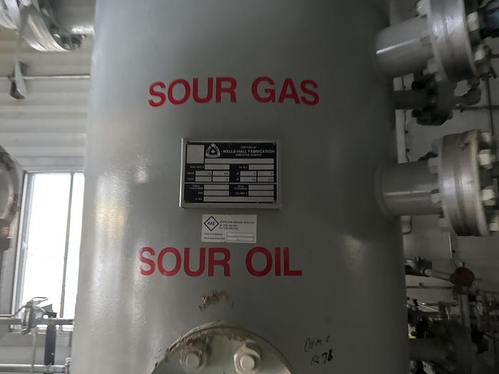 Used 48" 720 PSI Group Separator with 36" 720 PSI Test Separator and 8 Well Inlet Header