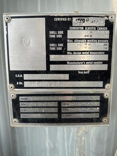 Used 24" x 30' 1440 PSI AB Sour 8 Tray Dehydrator