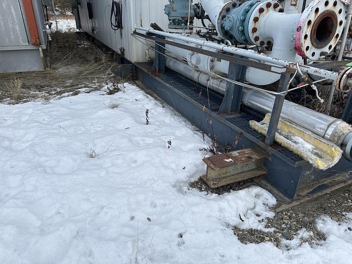 Used 48" 720 PSI Group Separator with 36" 720 PSI Test Separator and 8 Well Inlet Header