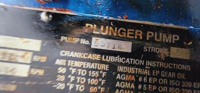 Used Triplex T30 pump package