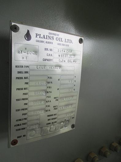 Used Plains Oil Ltd.